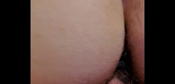  Close up of wife riding